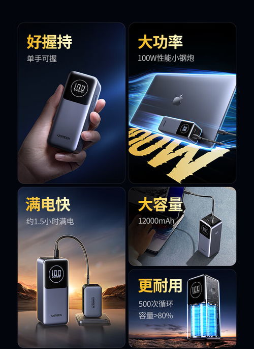 綠聯能量湃 Pro 100W充電寶震撼開售 12000mAh大容量，便攜登機，限時169元搶購！